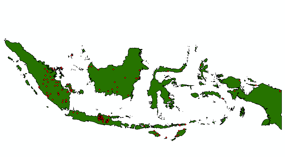 Sebaran Hotspot di Indonesia 6 Juli 2020