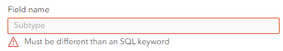 SQL Keywords Blocking inclusion of certain fields ... - Page 3 - Esri ...