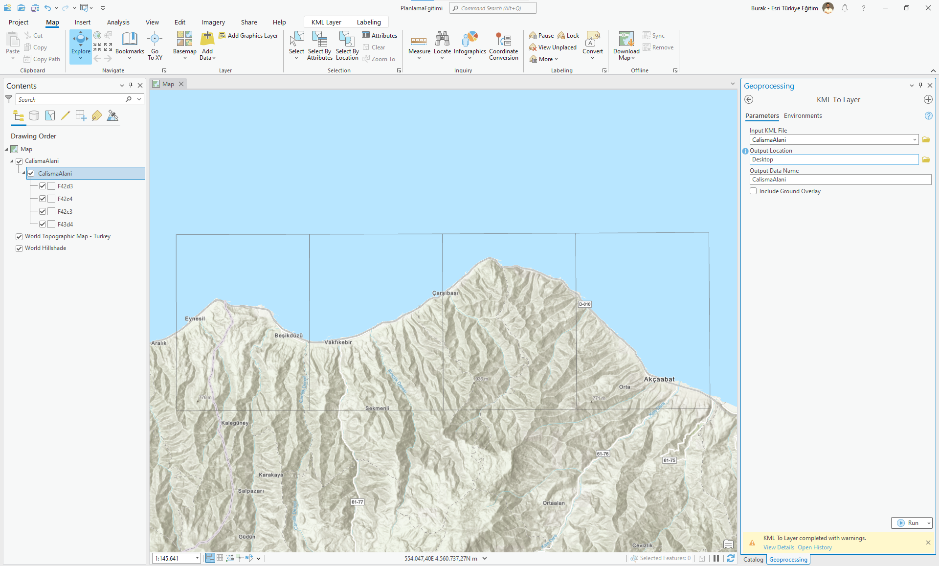 Solved: Kml to layer failed - Esri Community