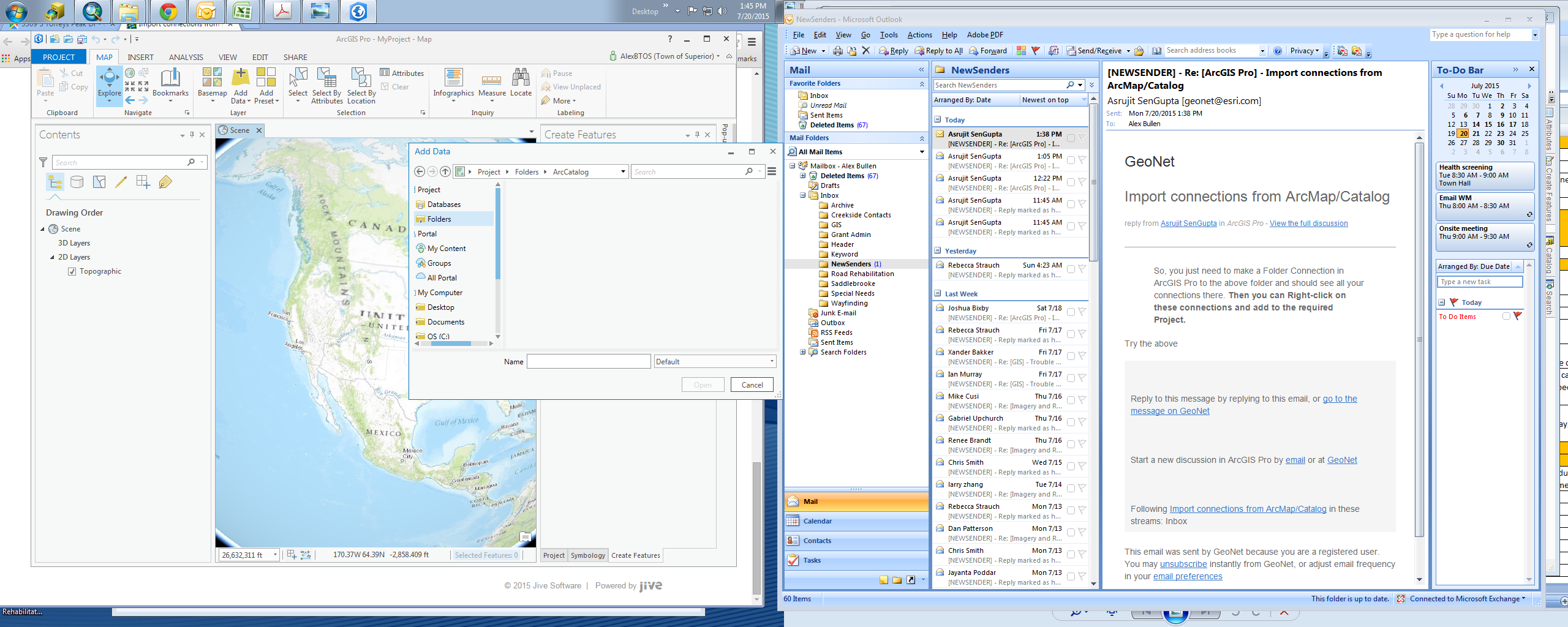 Import connections from ArcMap Catalog Esri Community