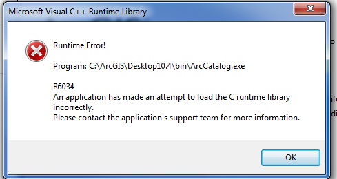 Solved Since Update To 10 4 Arccatalog Throws Runtime Er Esri Community