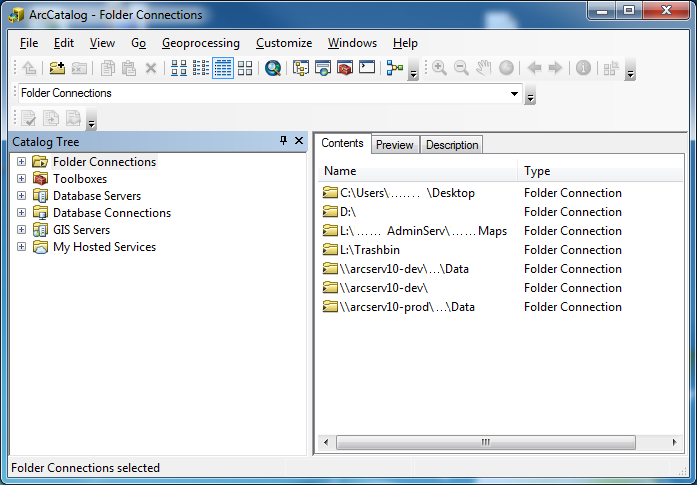 Automatic Folder Connections - ArcGIS Desktop - Esri Community