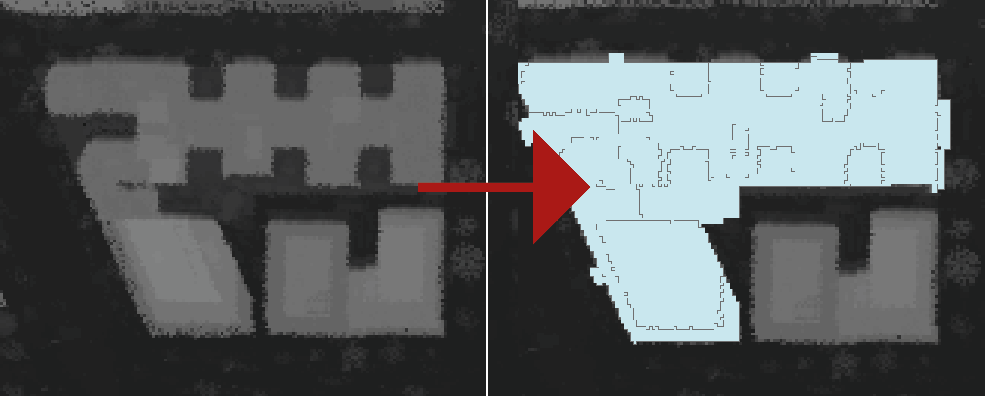 First Return Lidar --> Building Parts