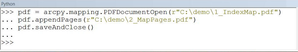 Python code snippet to combine PDF documents