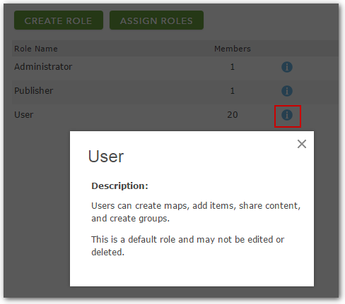 user role info tip