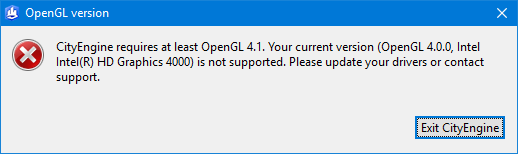 intel hd graphics opengl 4.1