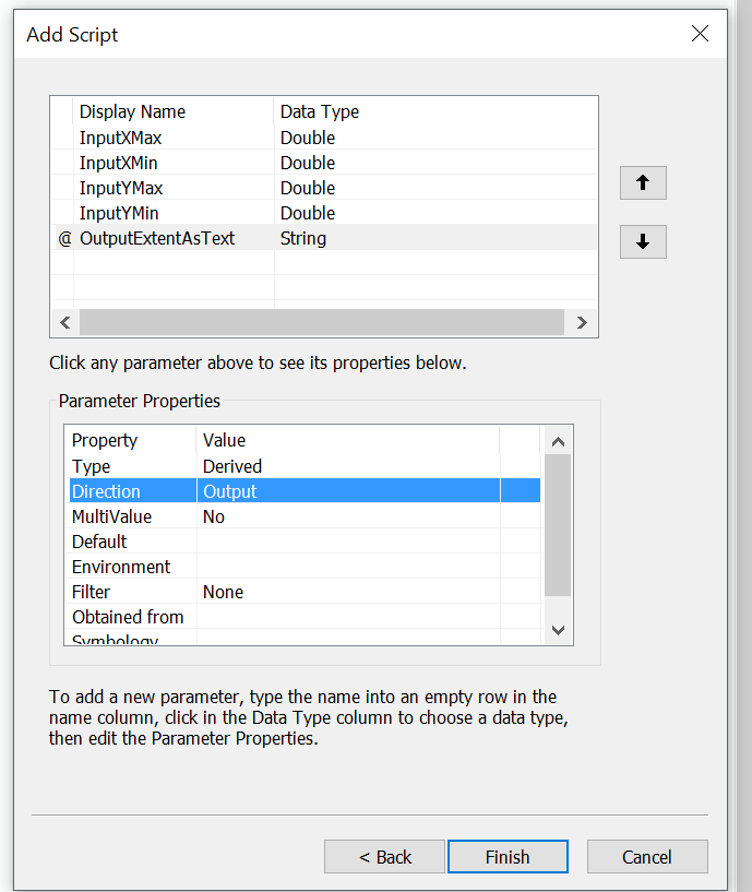 ArcMap - creating parameters in the order that the script is not expecting