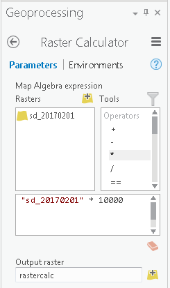 raster calc tool ArcGIS Pro