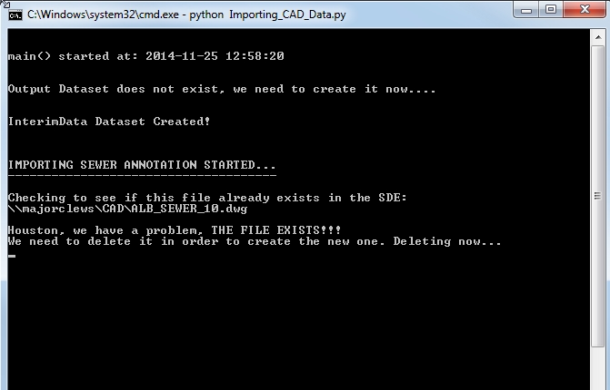 Solved: Running python from cmd window works well, how to ... - Esri  Community