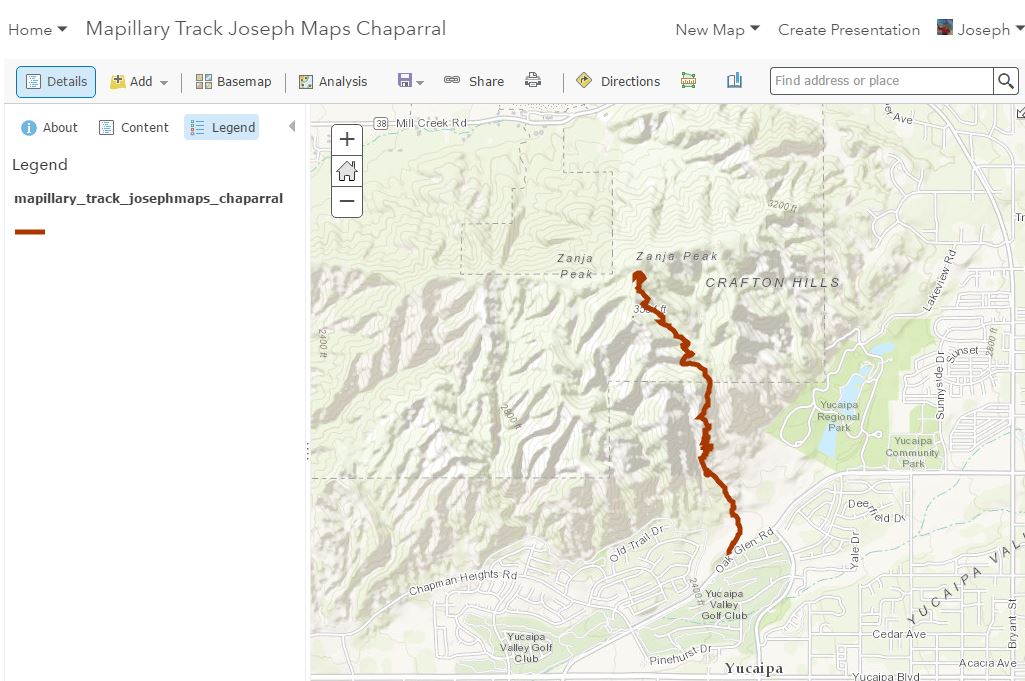 Mapillary Track in ArcGIS Online