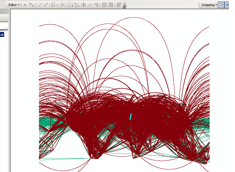 XY to line (24 000 lines)