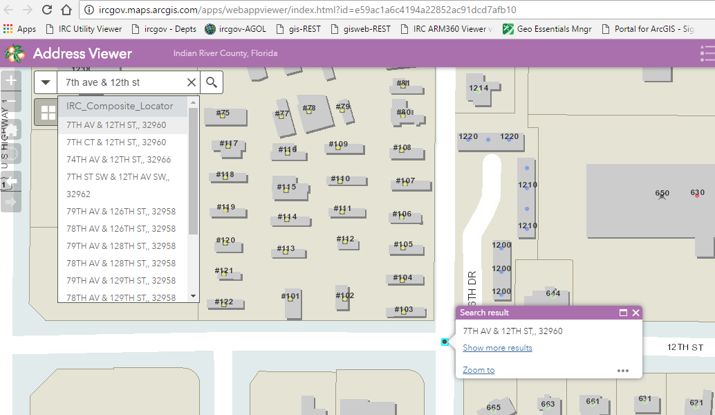 IRC Composite Locator Results