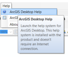 ArcMap Installed Help