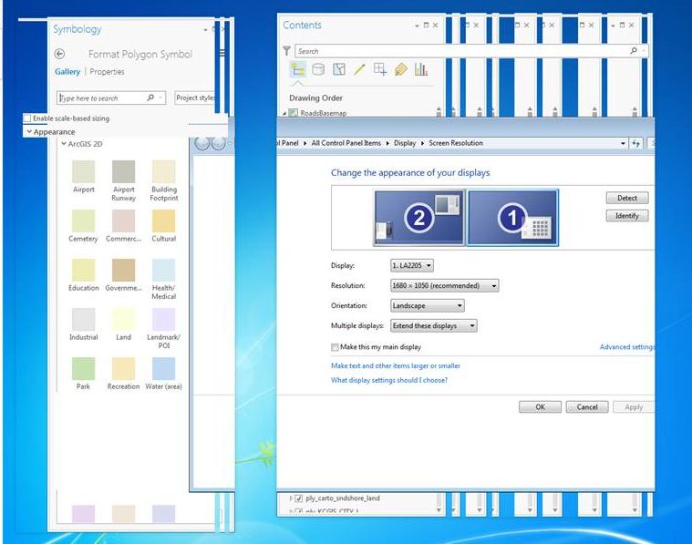 Redraw issues on second monitor (ArcGIS Pro)