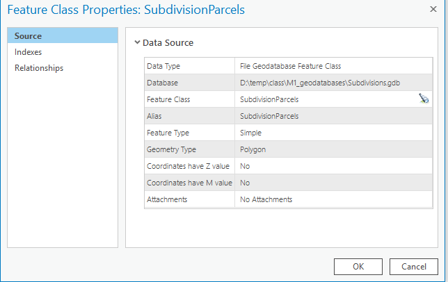 ArcGIS Pro Catalog Properties