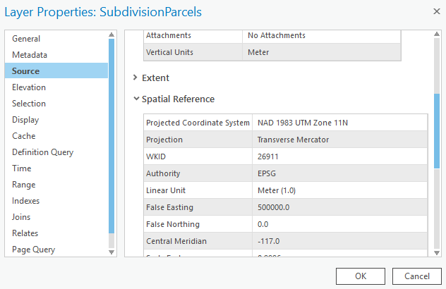 ArcGIS Pro Feature Class Properties