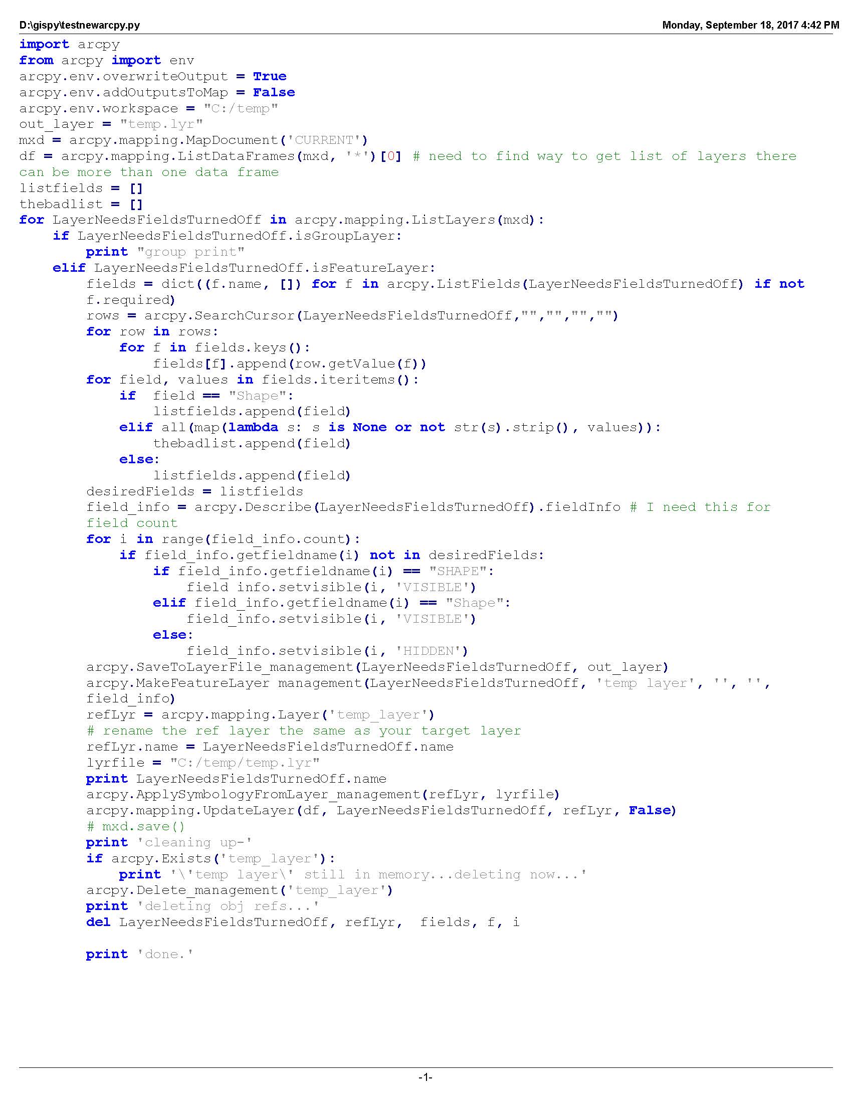 script code