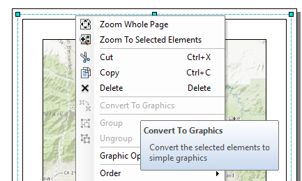 convert neatline to graphic