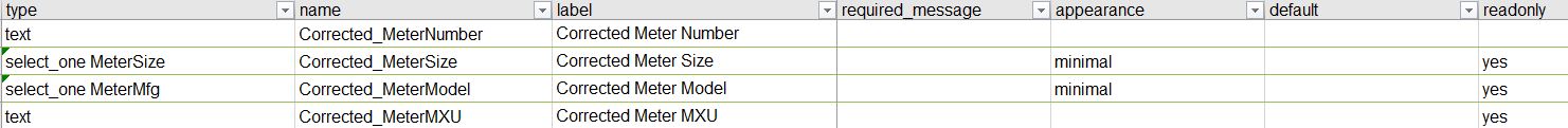 field set to not read only