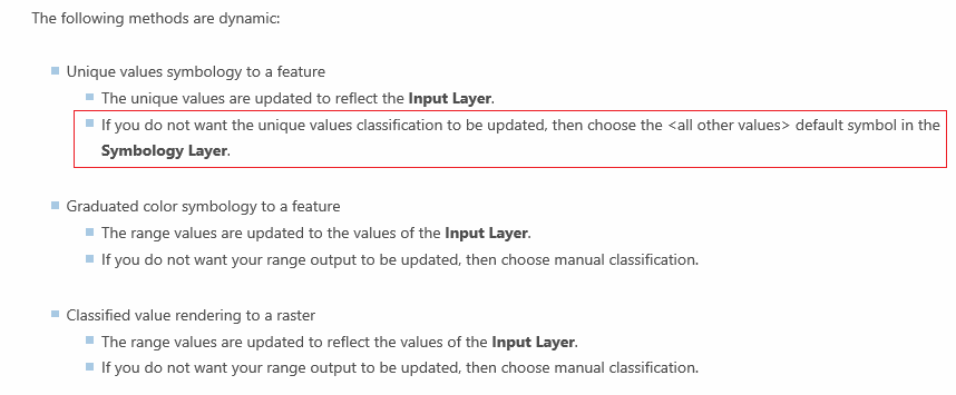 Esri Apply Symbology Help