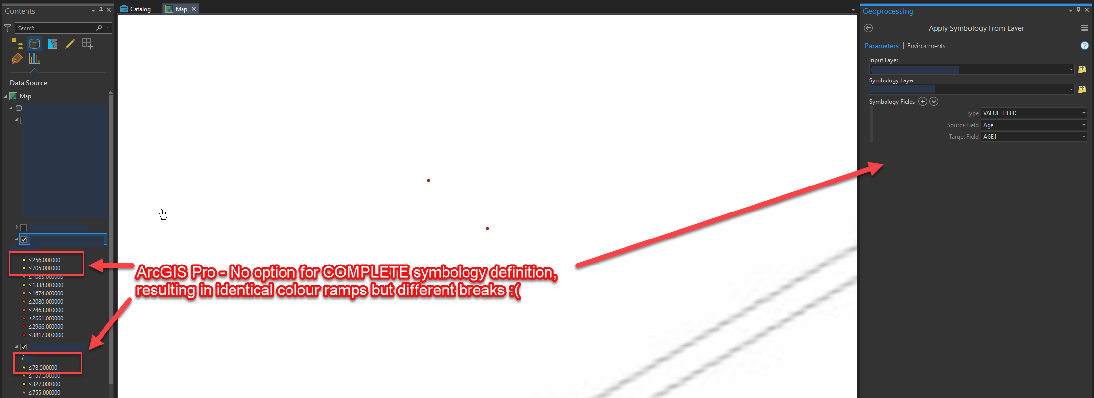 ArcGIS Pro - Incomplete Symbology Definition