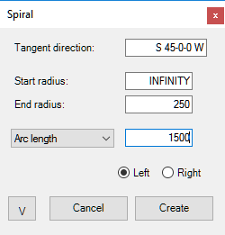 Spiral Add-in dialog UI