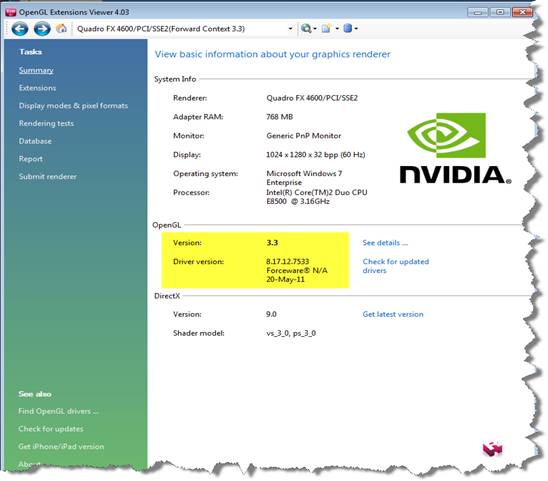 nvidia geforce gtx 1060 does it support opengl 4.1