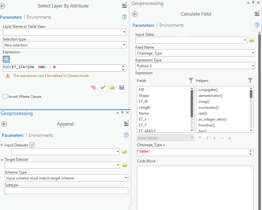 Dockable Geoprocessing tools