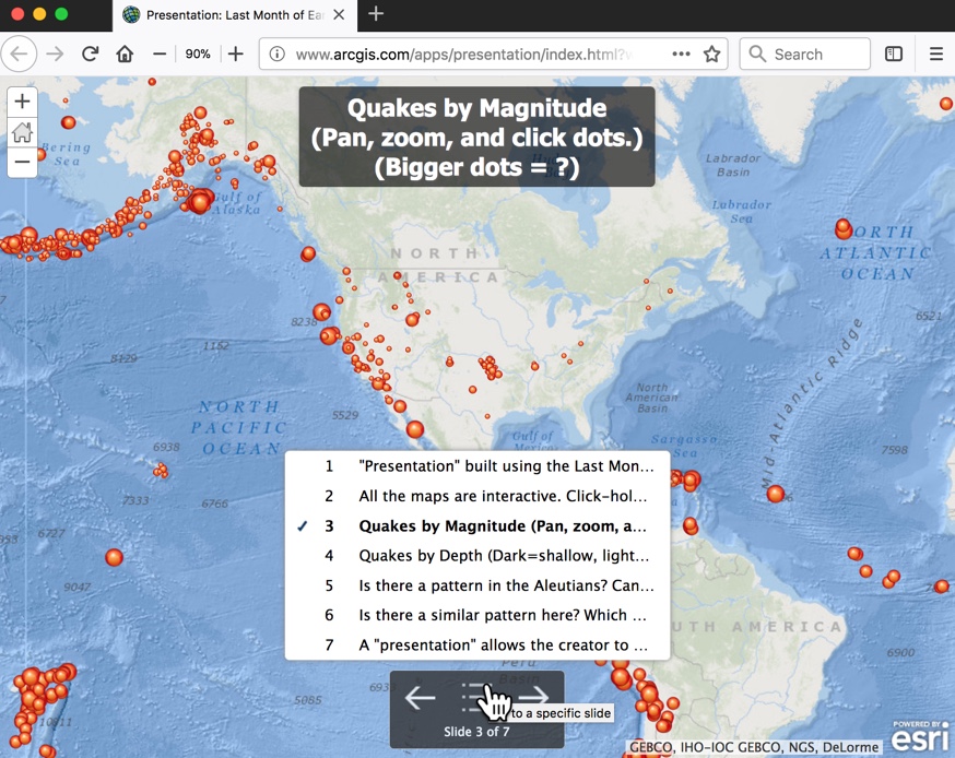 Earthquake presentation