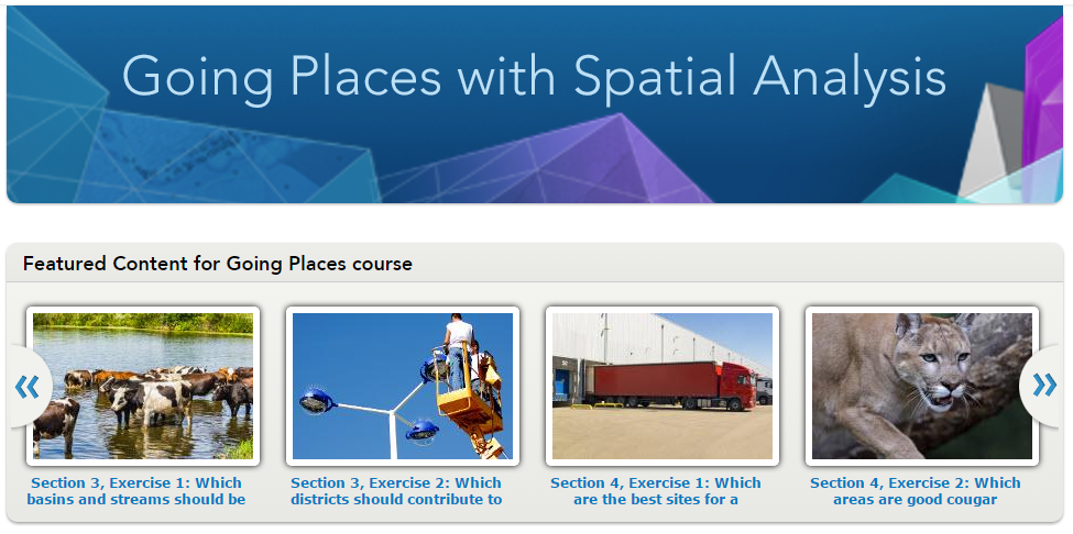 Using ArcGIS Online in Going Places with Spatial Analysis