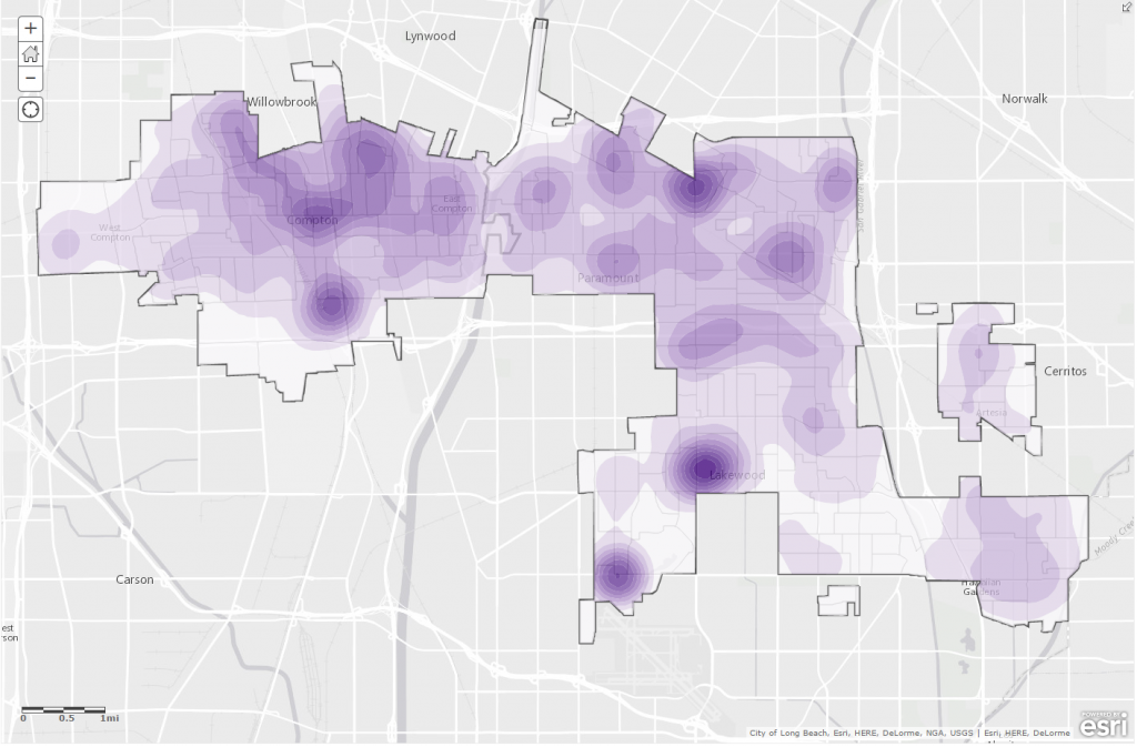 Density surface in ArcGIS Online