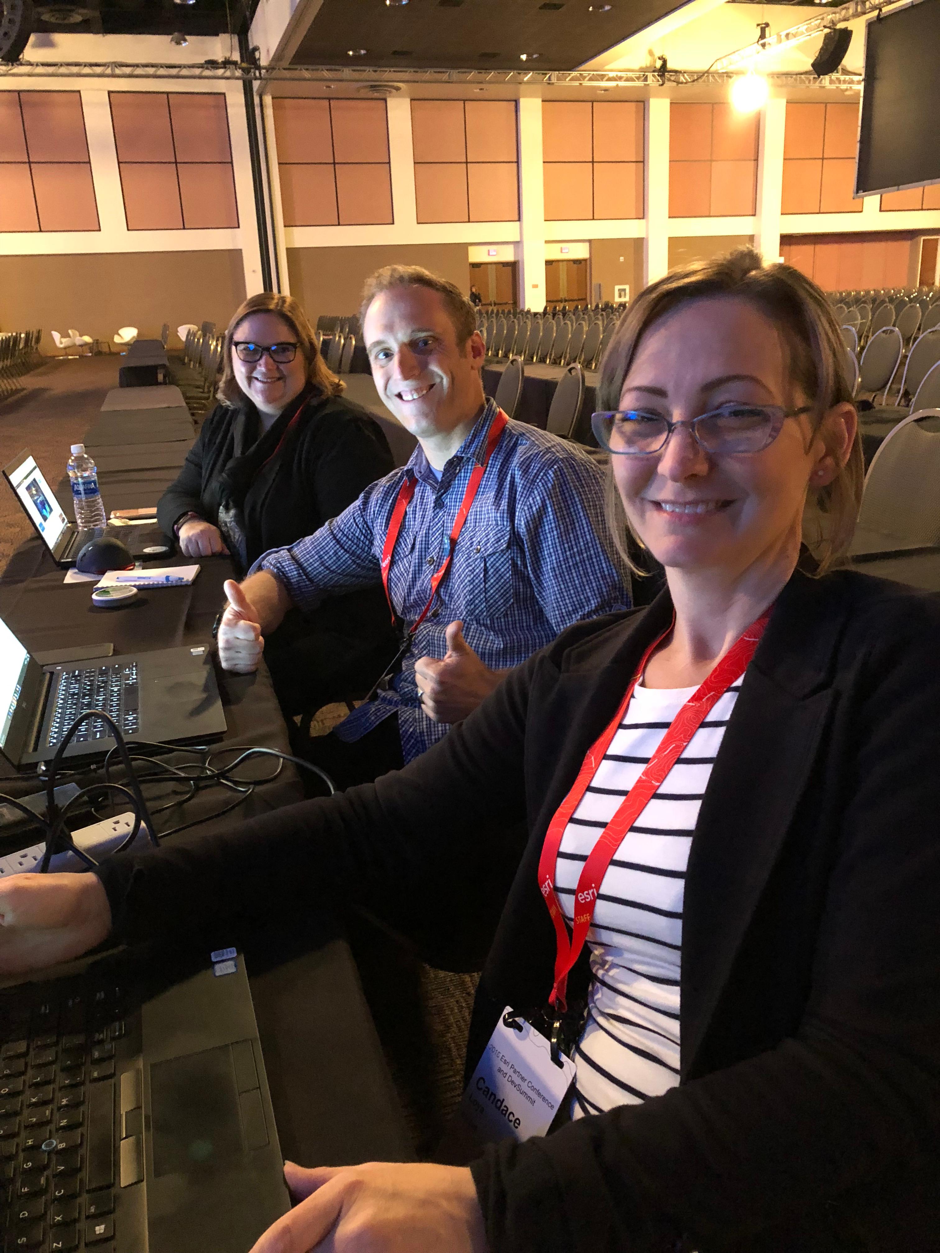 GeoNet Team live at DevSummit Plenary