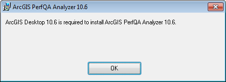 PerfQAnalyzer installation error