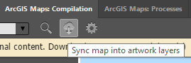 Sync map into artwork layers arcgis maps for adobe