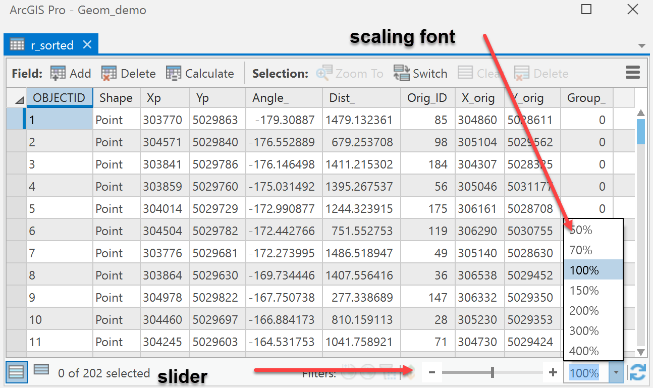 Solved: Attribute Table Appearance Options? - Esri Community