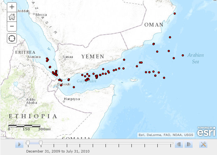 ArcGIS web map with time enabled