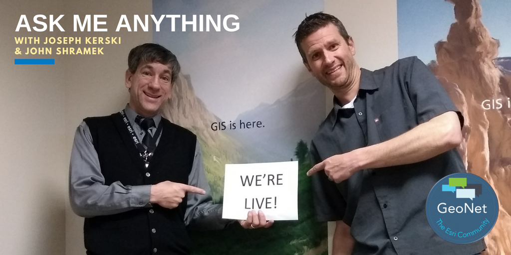 AMA Live with Joseph Kerski and John Shramek