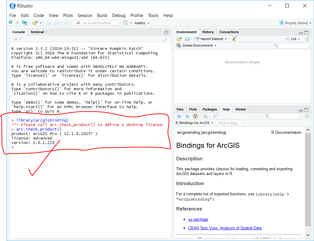 R-ArcGIS Bridge binding using R v3.3.2in  R-Studio