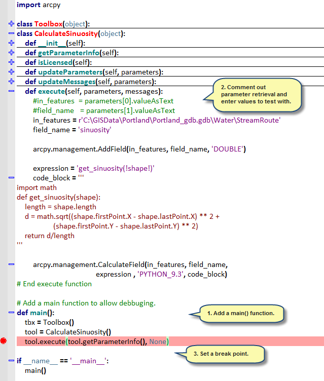 Python Toolbox Debugging