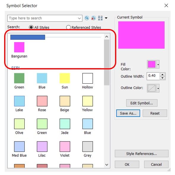 Bagaimana cara membuat symbology sesuai dengan sym 