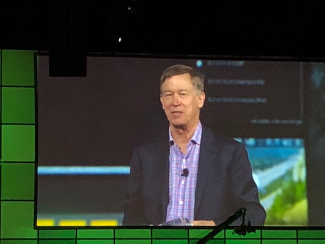 Governor Hickenlooper receives award