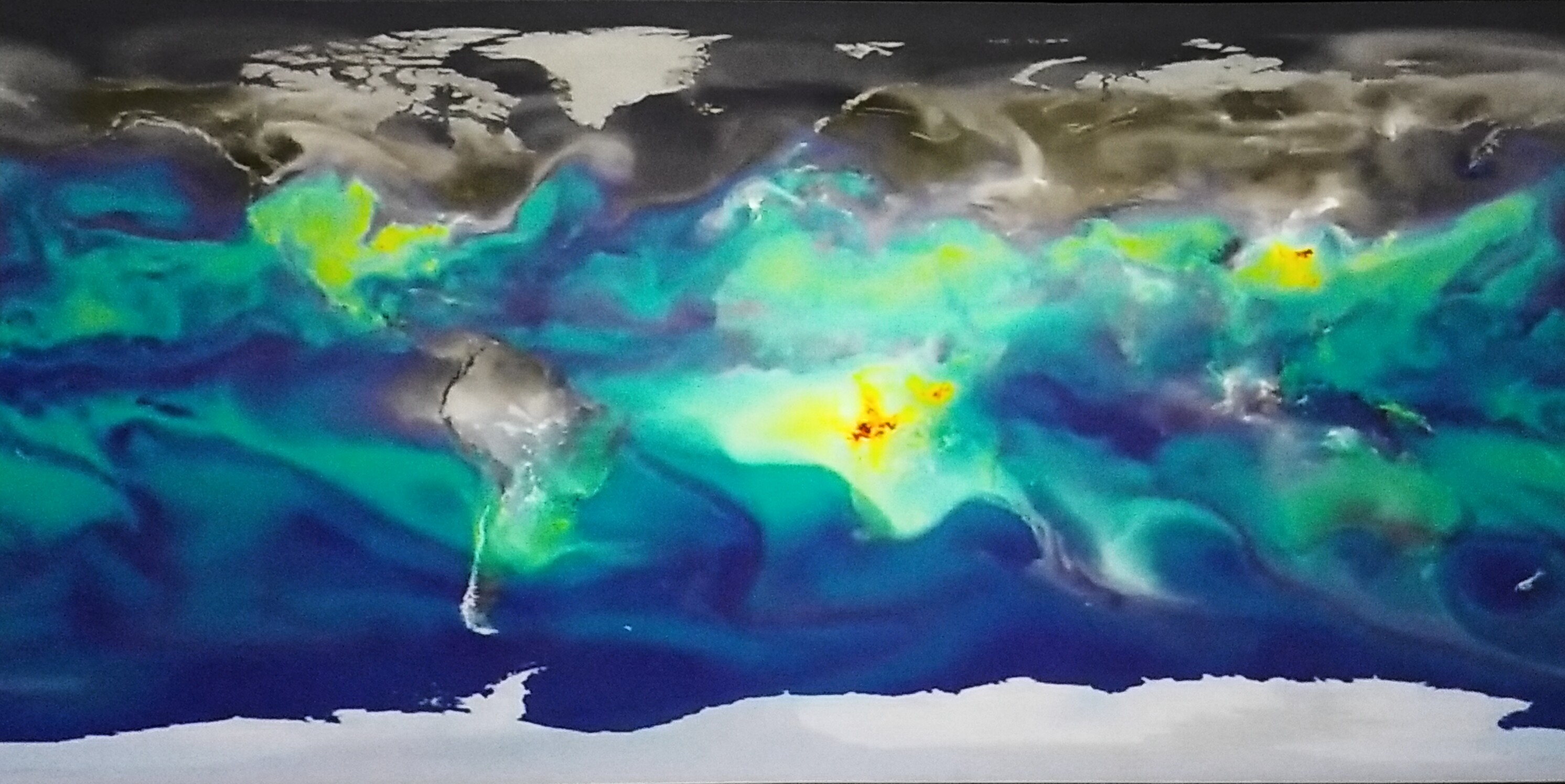 Atmosphere of carbon monoxide