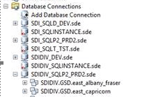 Treeview of Database connections