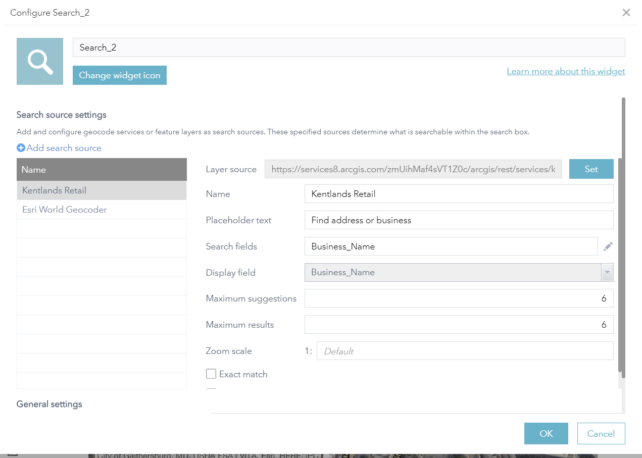 search by feature idea for operations dashboard