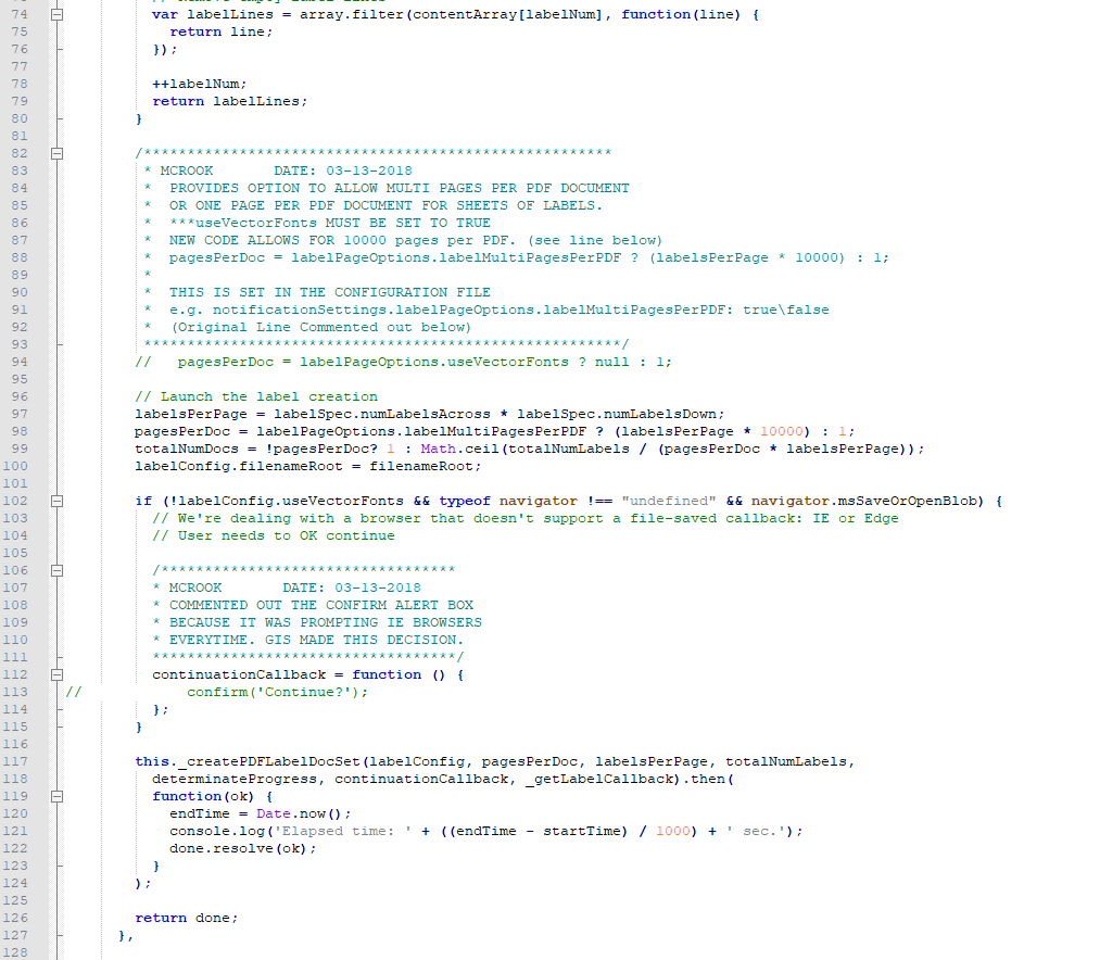 Beginning of Download_Avery.js code