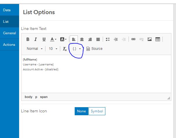 Ops Dashboard, list