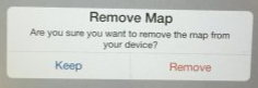 Simple remove map message