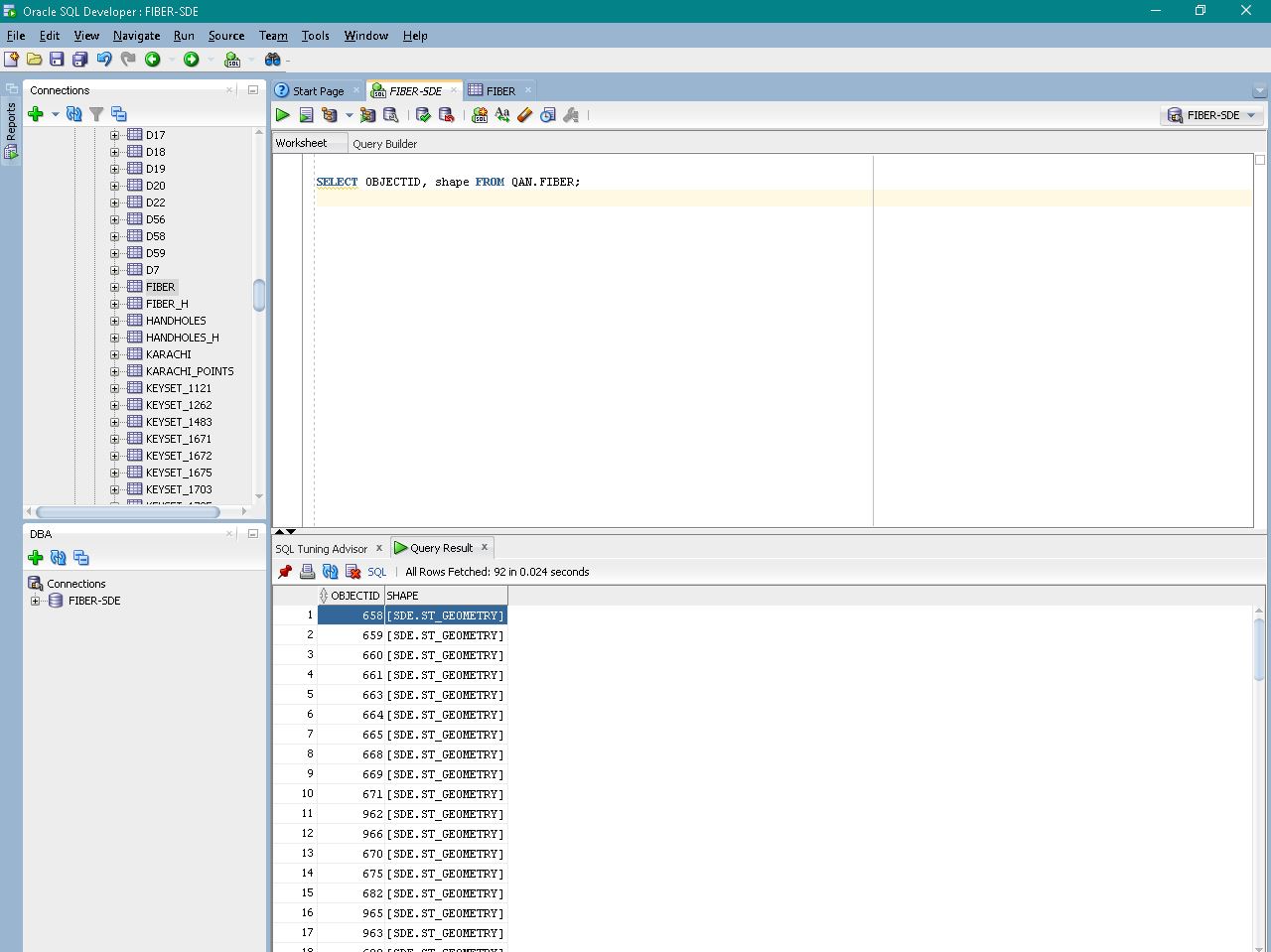 i am using sql developer for oracle 12c . in this tell me where i can get this St_geometry into XY??