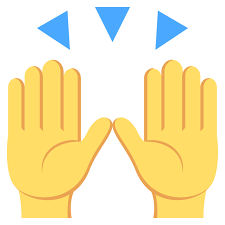 Image result for hand raised emoji