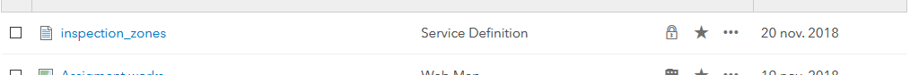 In My Content I only see "Service Definition"